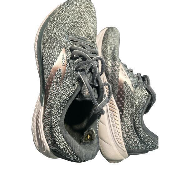 Brooks Adrenaline GTS 21 Gray Lavender Running Shoe Womens Size 11 120329-1B-528 - Picture 1 of 7